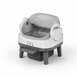 Self-Cleaning Automatic Cat Litter Box Sealed Odorless Cat Toilet with Anti-Scatters Design
